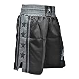 Anthem Athletics Classic Boxing Trunks Shorts - Black & Grey - Medium