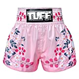 Tuff Boxing Sport Muay Thai Shorts Trunks Kick Martial Arts Training Gym Clothing, Tuf-ms632-pnk, Medium