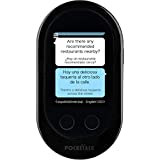 Pocketalk Classic Language Translator Device - Portable Two-Way Voice Interpreter - 82 Language Smart Translations in Real Time (Black)