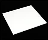 1/8" (3mm) Solid White Acrylic 12"x12" Sheet Plexiglass Cast AZM