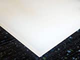 1/4" White Acrylic 24"x12" Sheet Translucent Plexiglass Cast #2447 AZM