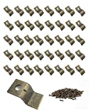 Table Top Fasteners with Screws,Heavy Duty Z Table Top Connectors 40 Packs Set (Include 40 Clips and 40 Screws)