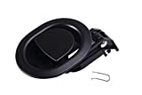 KUANYUOO Sturdy Recliner Sofa/Chair Release Oval Black All-Metal Pull Recliner Handle,Fits Ashley and Other Manufacturer Brands Release Handle for Sofa or Recliner,Handle Size 3" x 3.5"