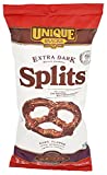 Unique Snacks Extra Dark Splits Pretzels, Delicious Vegan, Homestyle Baked, Certified OU Kosher and Non-GMO, No Artificial Flavor, 11 Oz Bags (Pack of 9)