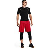 Under Armour mens Tech Graphic Shorts , Red (601)/Black , X-Large
