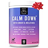 Calming Chews for Dogs - 60 Dog Calming Treats for Anxiety, Stress Relief Aid, Storms, Grooming, Fireworks, Separation, Travel, & Motion Sickness - Made in USA