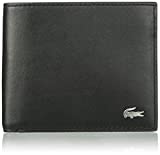 Lacoste Men's Fg Large Billfold & Coin, Black, One Size