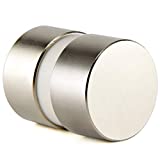40x20mm Super Strong Neodymium Disc Magnet, N52 Permanent Magnet Disc, The World's Strongest & Most Powerful Rare Earth Magnets - Two Piece