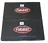 Peterbilt Motors Trucks 24" x 14" OEM Rubber Black Semi Truck Mud Flaps-Set