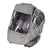 Evenflo Infant Car Seat Weather Shield and Rain Cover, Grey Melange