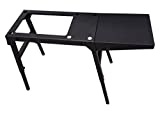 Wondjiont Legs and Shelf Adjustable Griddle Table, Camping Table for Blackstone 17 inch/22 inch Tabletop Grill