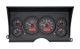 Dakota Digital 88 - 94 Chevy / GMC Pickup Truck Analog Dash Gauges Carbon Fiber Red VHX-88C-PU-C-R