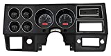 Dakota Digital 73-87 Chevy GMC Pickup Truck VHX Analog Dash Gauges System Black Alloy Red VHX-73C-PU-K-R