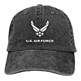 Us Air Force Adjustable Jean Hat Washed Denim Hat Dad Cap Classic Sports Baseball Cap Strapback Hats for Men Women