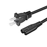 UL Listed Power Cord for TCL Roku Smart LCD HD 32" 40" 42" 43" 48" 50" 55" 60" 65" Inch TV AC 8.2ft 2 Prong Power Cord Supply Cable Replacement