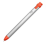 Logitech Crayon Digital Pencil for iPad Pro 12.9-Inch (3rd Gen), iPad Pro 11-Inch, iPad (6th, 7th, 8th and 9th Gen), iPad Air (3rd and 4th Gen), iPad Mini 5, iOS 12.2 and Above - Orange