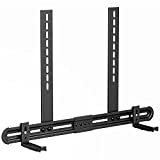 USX MOUNT Universal Soundbar Mount, Sound Bar TV Bracket for Soundbar with Speaker, Fits 2 Installation Options, Removable No-Slip Base Holder Extends 3.46-6.06