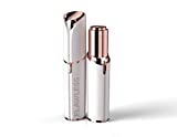 Finishing Touch Flawless Facial Hair Remover for Women, White/Rose Gold Electric Face Razor for Women with LED Light for Instant and Painless Hair Removal