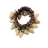 Mowind African Tribal Style Nuts Shell Bracelet Dora Nut Handbell Percussion Accessories
