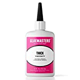 Professional Grade Cyanoacrylate (CA) Super Glue by GLUE MASTERS - 56 Grams - Thick Viscosity Adhesive for Plastic, Wood & DIY Crafts