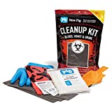 Blood, Vomit & Urine Cleanup Kit by New Pig - Norovirus Clean Up Kit - Includes Nitrile Gloves - Single Use Kit