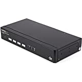 StarTech.com 4 Port USB VGA KVM Switch with DDM Fast Switching Technology and Cables - VGA USB KVM Switch - DDM KVM Switch (SV431USBDDM)