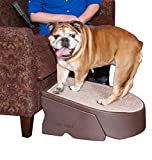 Pet Gear Stramp Stair and Ramp Combination, Dog/Cat Easy Step, Lightweight/Portable, Sturdy, Extra Wide, Gentler Sloped