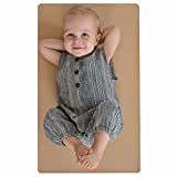 Leather Baby Diaper Changing Mat - Portable, Wipeable & Reusable Pad Liner - Large Size 16" X 26" - Premium Quality
