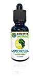 Earth Elements Organics 100% Organic Comfrey Medicinal Herbal Oil, Raw, Non-GMO  Wound Healing, Skin-Cell Regeneration, Scar Reduction. Excellent carrier oil.