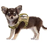Tactical Dog Training Harness Outdoor Working Vest Adjustable Military MOLLE Dog Vest Harness with Rubber Handle