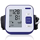 Blood Pressure Monitor Upper Arm, LOVIA Accurate Automatic Digital BP Machine for Home Use & Pulse Rate Monitoring Meter with Cuff 22-40cm, 2×120 Sets Memory