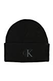 Calvin Klein Men's Cuff Hat, Black Big Logo, One Size