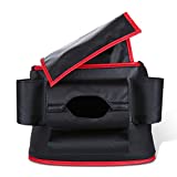 Car Handbag Holder With Tablet / Cups / Tissue holder，PU Leather Cargo Purse Holder For Car,Barrier Of Backseat Pet Kids, Car Net Pocket Handbag Holder，Driver Storage Netting Pouch