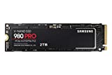 Samsung 980 PRO SSD 2TB PCIe NVMe Gen 4 Gaming M.2 Internal Solid State Hard Drive Memory Card, Maximum Speed, Thermal Control, MZ-V8P2T0B