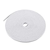 10M Timing Belt for 3D Printer, 2GT Width 6mm Timing Belt with Steel Core, Strong Abrasion Resistance, Low Noise, for 3D Printers, Intelligent Plotter, etc