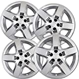 17 inch Hubcaps Best for 2008-2011 Chevrolet Malibu - (Set of 4) Wheel Covers 17in Hub Caps Rim Cover - Car Accessories for 17 inch Wheels - Snap On Hubcap, Auto Tire Replacement Exterior Cap