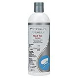 Veterinary Formula Clinical Care Flea and Tick Shampoo for Dogs and Cats, 16 oz – with Pyrethrum to Kill Fleas and Ticks On Contact – Cleanses and Exfoliates