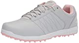 Skechers Women's Go Pivot Spikeless Golf Shoe, Light Gray/Pink, 8.5 Wide