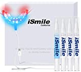 iSmile Teeth Whitening Kit with LED Light for Sensitive Teeth, RED & Blue Dual Lighting Technology Upgrade, Professional 35% Carbamide Peroxide & Desensitizing Gel