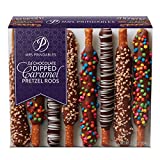 Mrs. Prindables 24 Chocolate Dipped Caramel Pretzel Rods 2.11 lbs (2020 edition)
