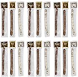 Hand Made In USA Pack of 18 Assorted Pretzel Rods (Milk Chocolate, Peanut Butter Chocolate, Two-Tone Chocolate)