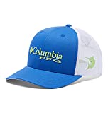 Columbia PFG Mesh Snap Back Ball Cap, Vivid Blue/Lime Glow/Marlin, One Size