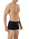 Underworks Microfiber Light Compression Boxers Medium Black