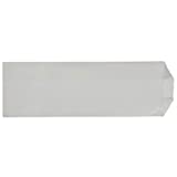 Take-Out Hot Dog Bag White Paper - 3"L x 2"D x 8 3/4"H 1000 per Case