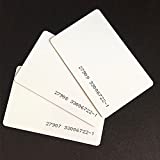 100pcs 26 Bit Proximity Cards Weigand Prox Blank Printable Swipe Cards Compatable with ISOProx 1386 1326 H10301 Format Readers.