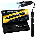 LED Magnetic Pickup Tool Mens Gifts Christmas Stocking Stuffers for Men Women, Cool Gifts for Men Dad Birthday Gift Idea for Husband Him Grandpa Men Who Has Everything Mechanic Car Guy Unique Gadget