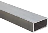 Aluminum 6063-T52 Rectangular Tubing, ASTM B221, 1" x 2", 0.065" Wall, 60" Length