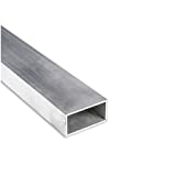 Heat Custom Aluminum 6063-T52 Rectangular Tubing, 1" x 2", 0.63" , 24" Length.