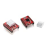 A4988 Stepper Motor Driver Module for Pololu RepRap 3D Printer StepStick (Pack of 2)