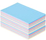 1InTheOffice Index Cards 3 x 5 Ruled Pastel Colored, Assorted 300/Pack